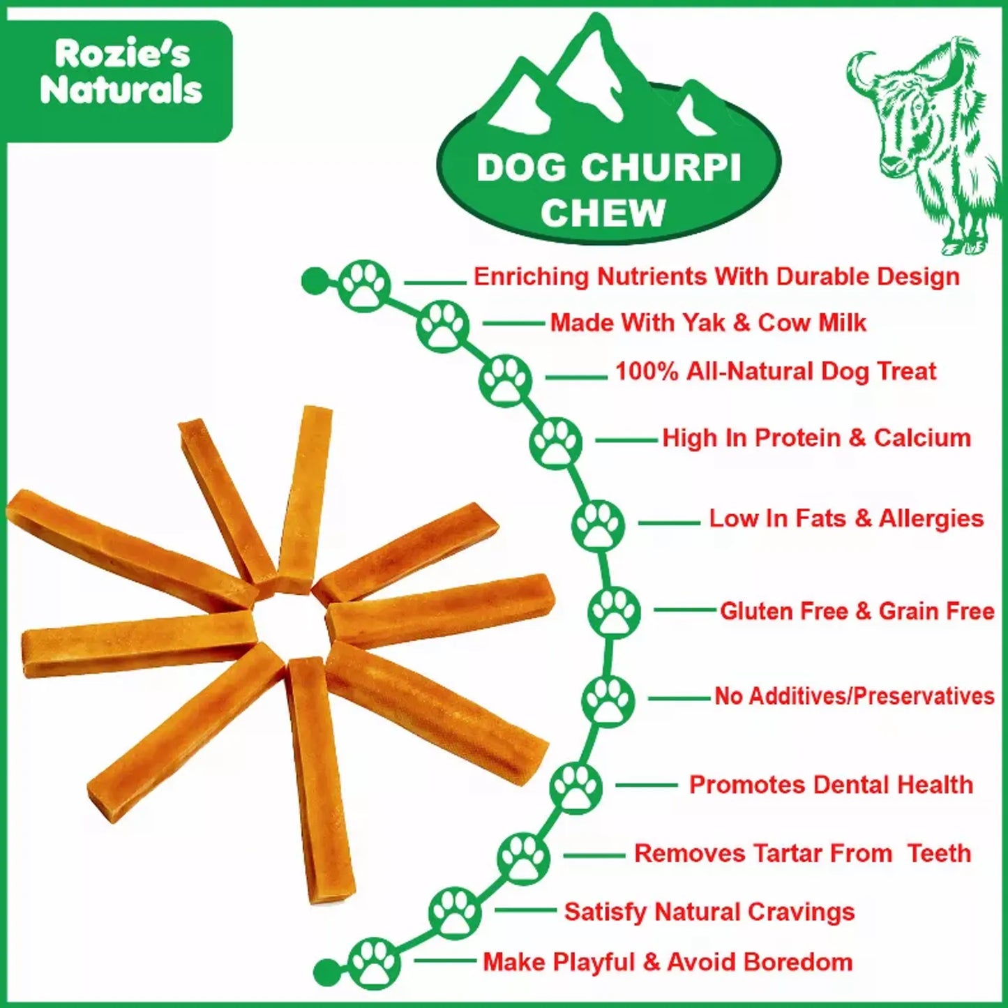 DOG CHURPI CHEW 100% Natural