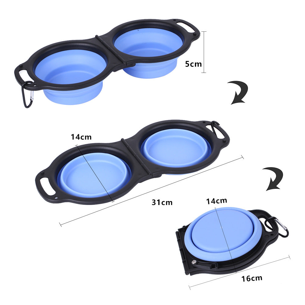 Pet Folding Silicone Bowl