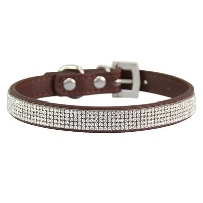 Rhinestone Decorative Dog Pet Collar