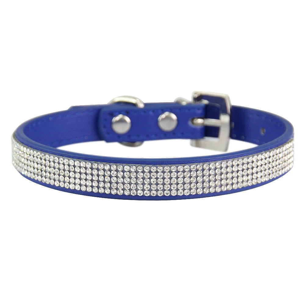 Rhinestone Decorative Dog Pet Collar