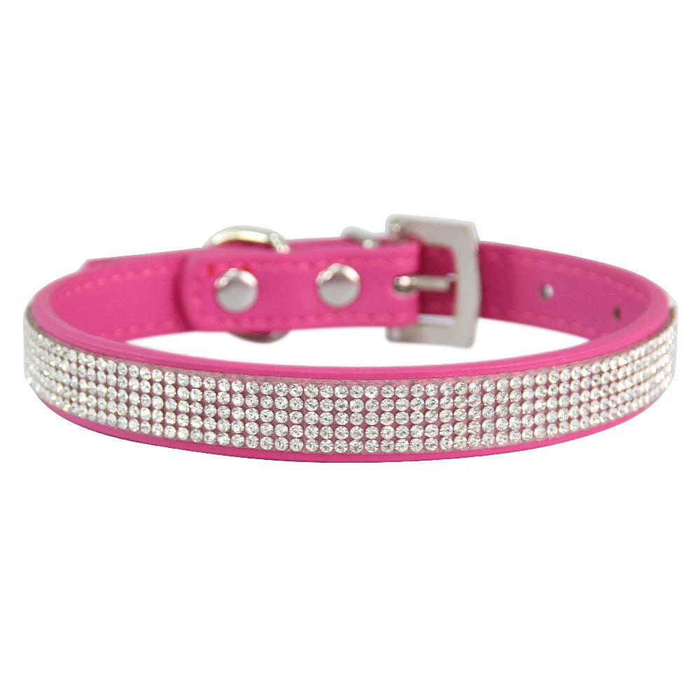 Rhinestone Decorative Dog Pet Collar