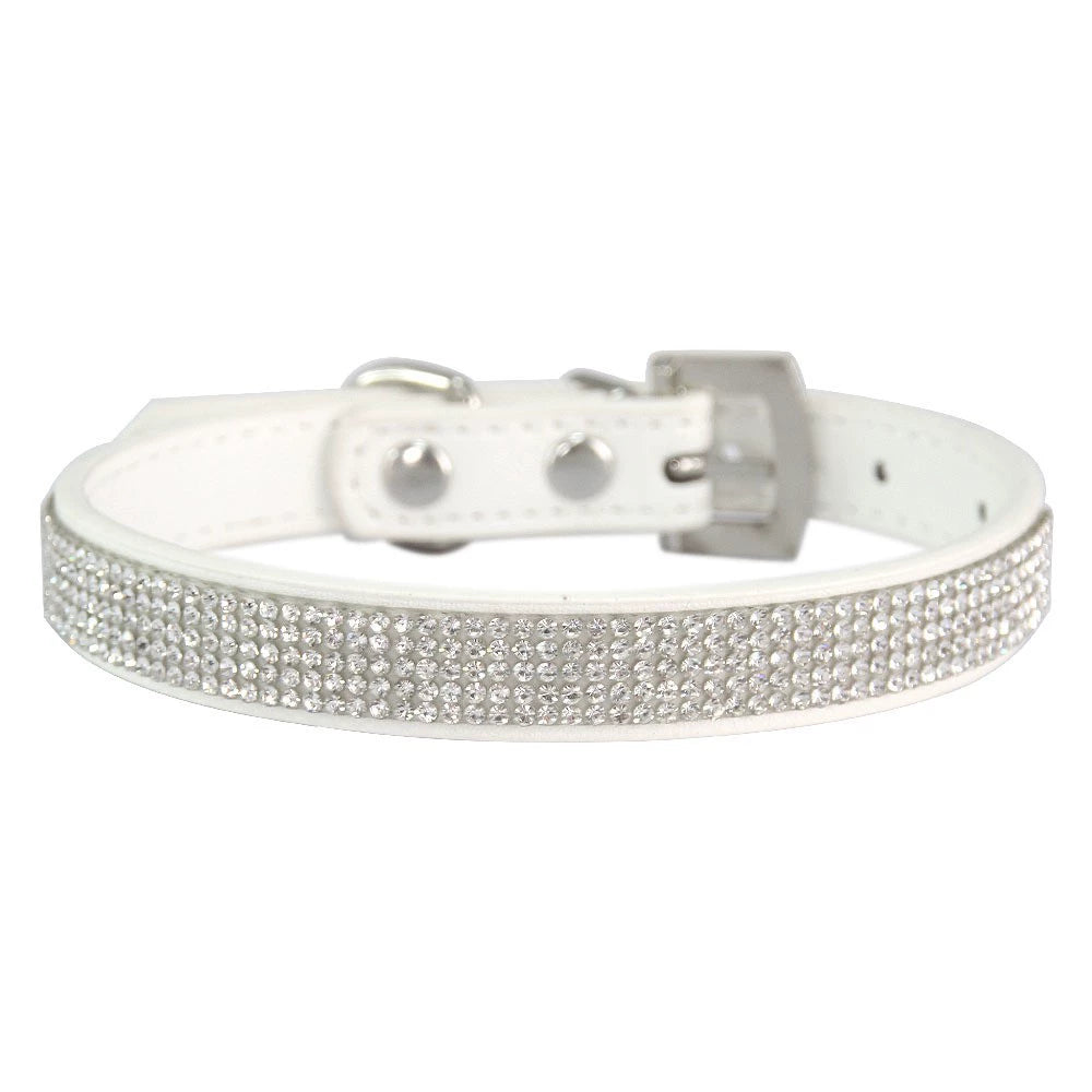 Rhinestone Decorative Dog Pet Collar