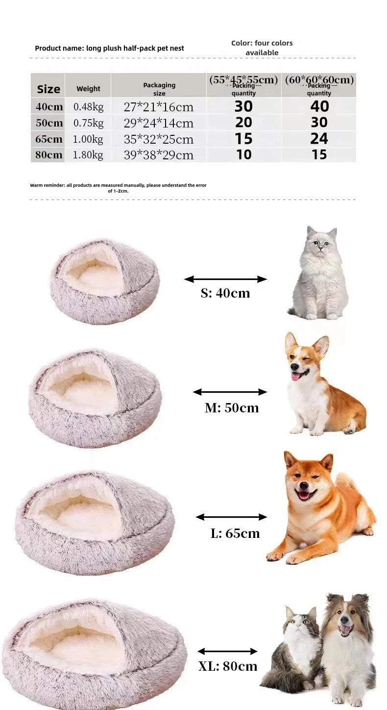 Pet Bed Soft Plush