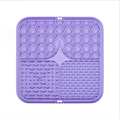 Pet Lick Silicone Mat for Dogs Pet Slow Food Plate Dog Bathing Distraction Silicone Dog Sucker Food Training Dog Feeder Supplies