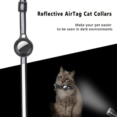 Collar with AirTag Holder