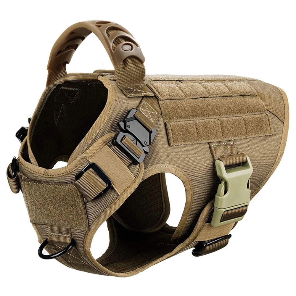 Military Large Dog Harness Pet German Shepherd K9 Malinois Training Vest Tactical Dog Harness And Leash Set For Dogs Accessories