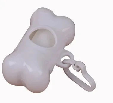 1Pcs Bone Shaped Poop Bag Dispenser Pet Dog Waste Bag Holder Plastic Garbage Bag Dispenser Carrier Case Disposal Bag Dispenser