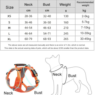 Pet Dog Harness Reflective Adjustable Breathable Vest Chest Strap for Small Medium Large Dogs Cat Puppy Collar Dog Accessoires