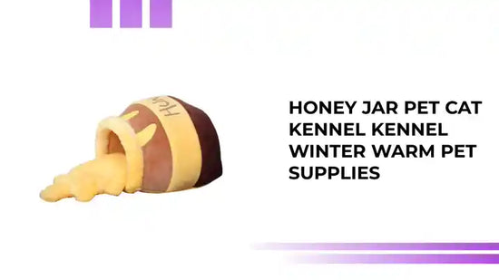 Honey Jar Pet Cat Kennel Kennel Winter Warm Pet Supplies by@Outfy
