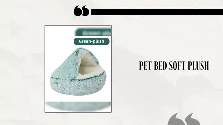 Pet Bed Soft Plush by@Outfy